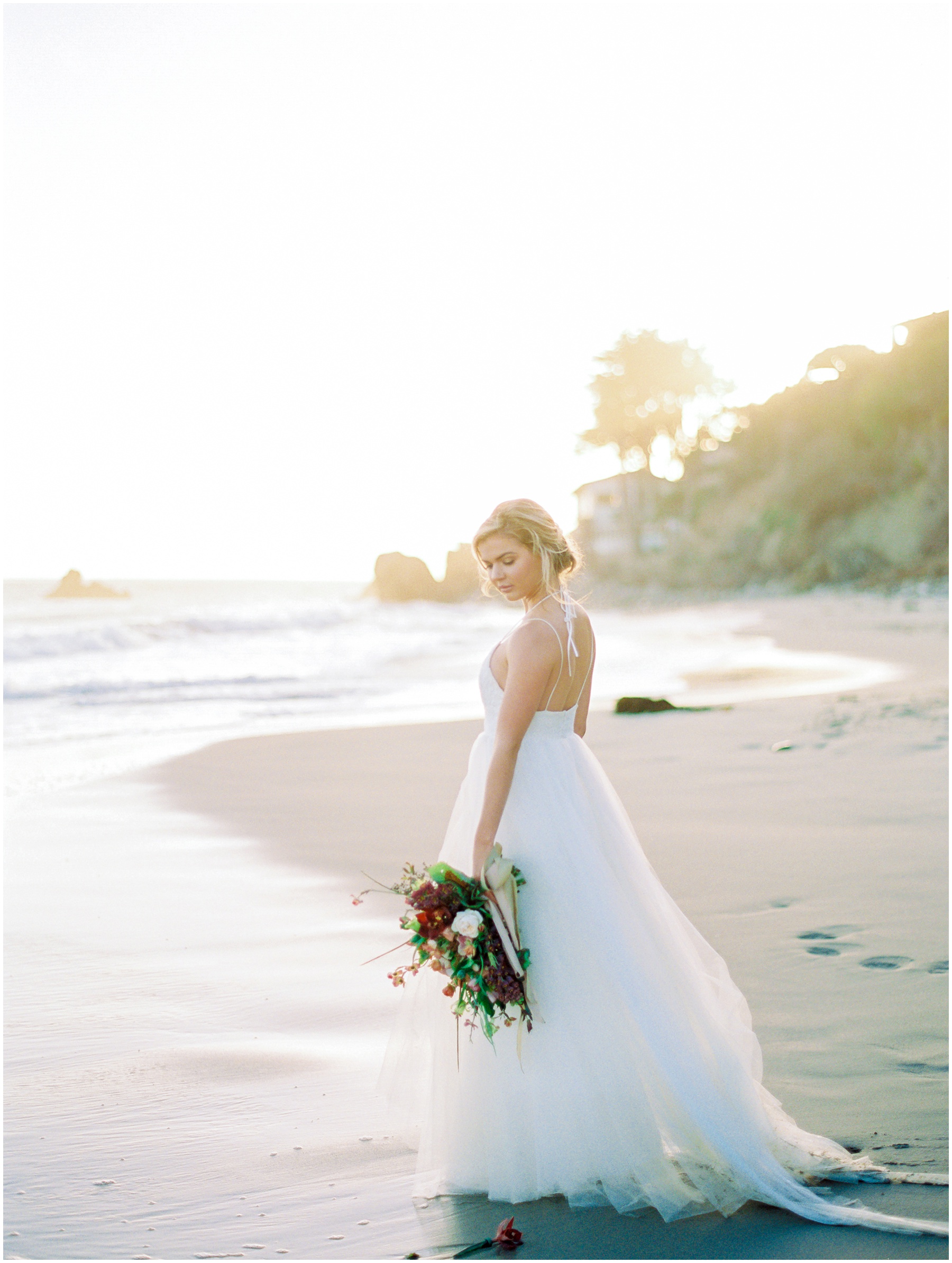 Santa Barbara Wedding Photography - Coastal Bridal Shoot in Malibu California